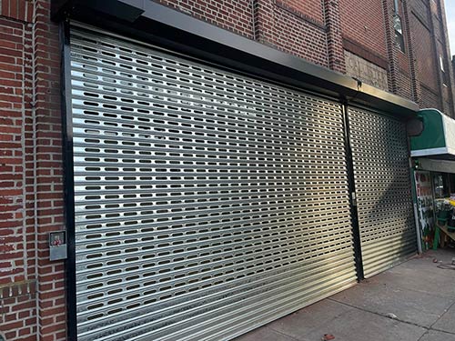 Perforated Gate Installation